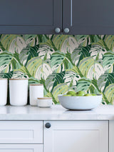 York Green Adansonii Peel & Stick Wallpaper