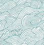 York Teal Saybrook Peel & Stick Wallpaper