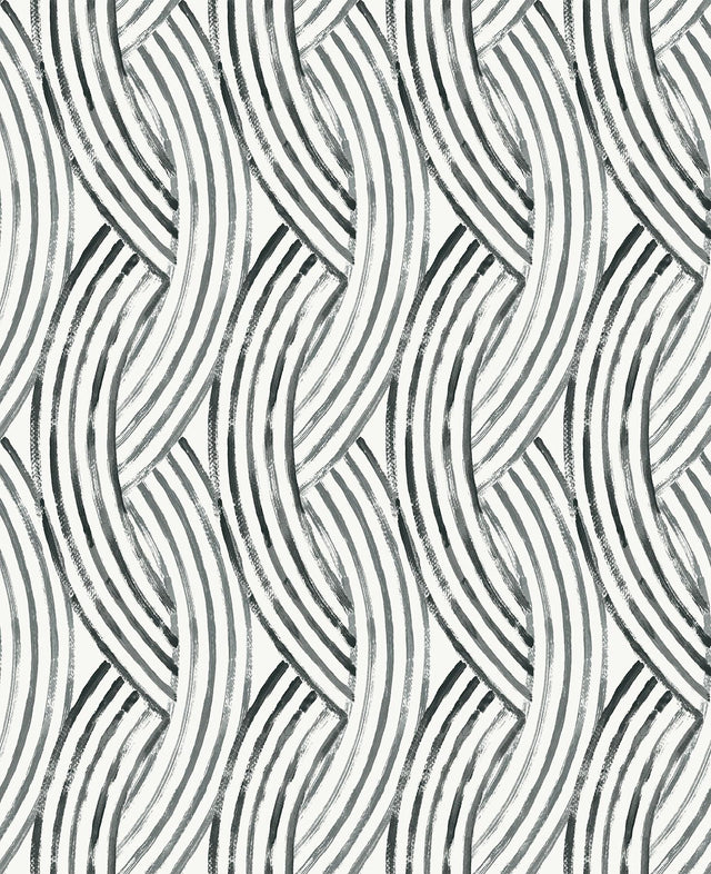 York Charcoal Meraki Peel & Stick Wallpaper