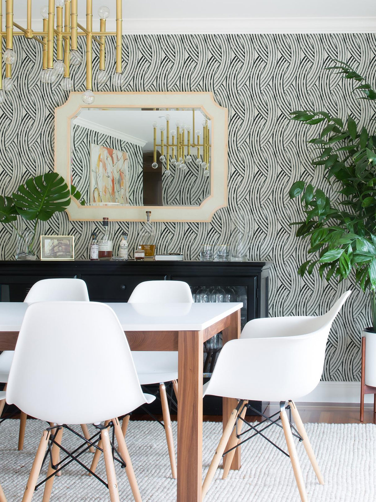 York Charcoal Meraki Peel & Stick Wallpaper