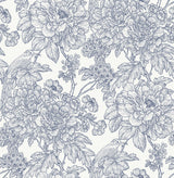 York Blue Sudbury Peel & Stick Wallpaper