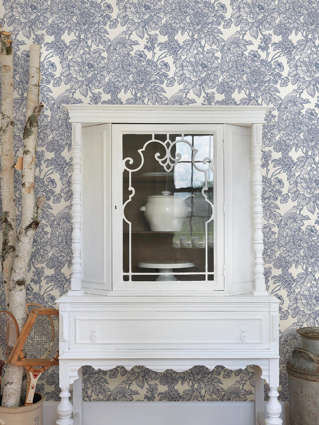 York Blue Sudbury Peel & Stick Wallpaper