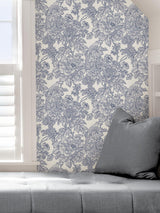 York Blue Sudbury Peel & Stick Wallpaper