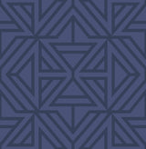 York Linear Blue Peel & Stick Wallpaper