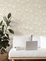 York Cream Merriment Peel & Stick Wallpaper