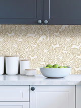 York Cream Merriment Peel & Stick Wallpaper