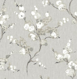 York Grey Mirei Peel & Stick Wallpaper