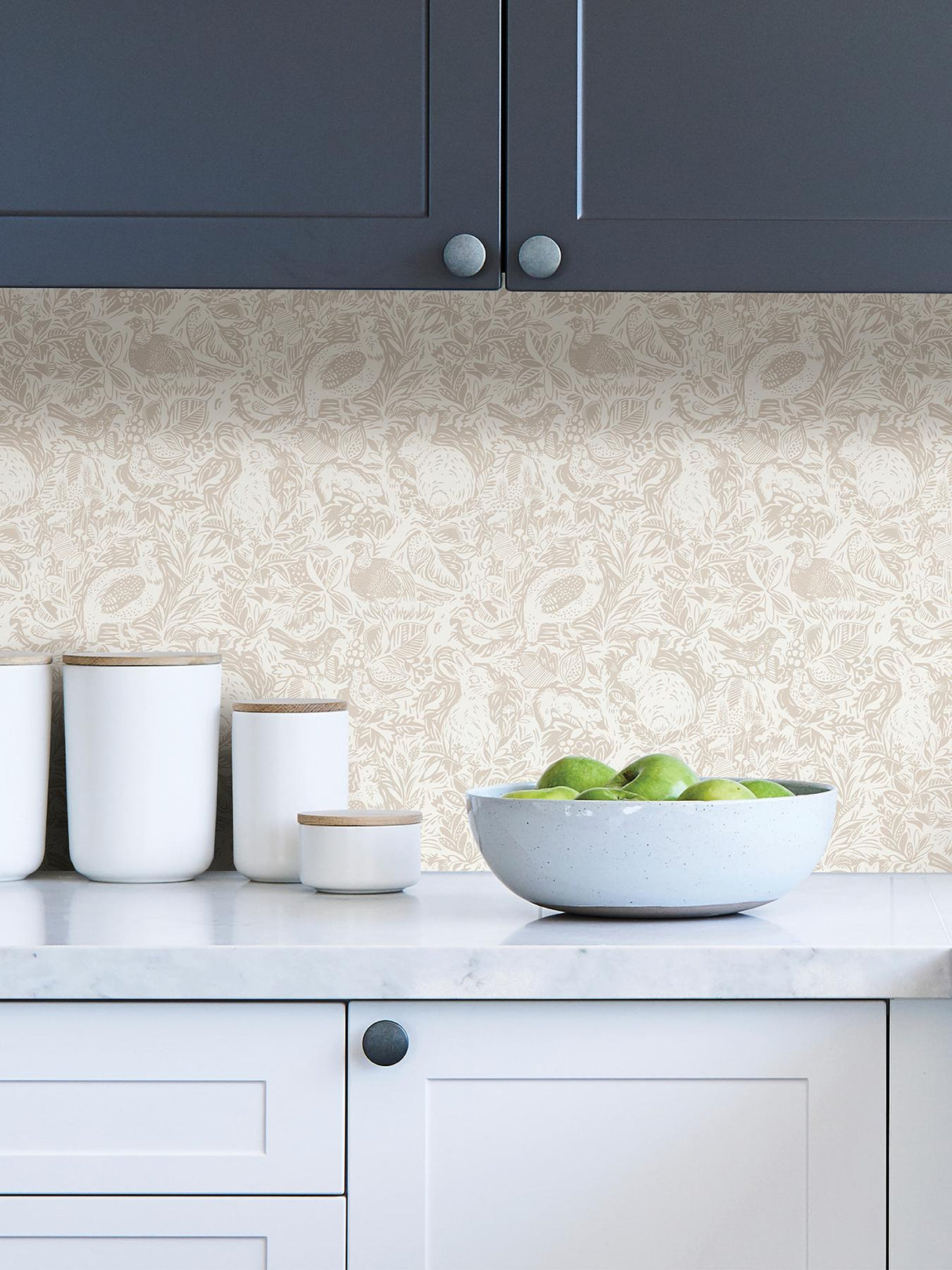York Cream Terrene Peel & Stick Wallpaper