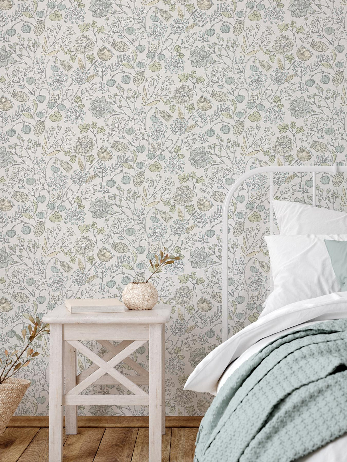 York Blue & Green Southern Trail Peel & Stick Wallpaper