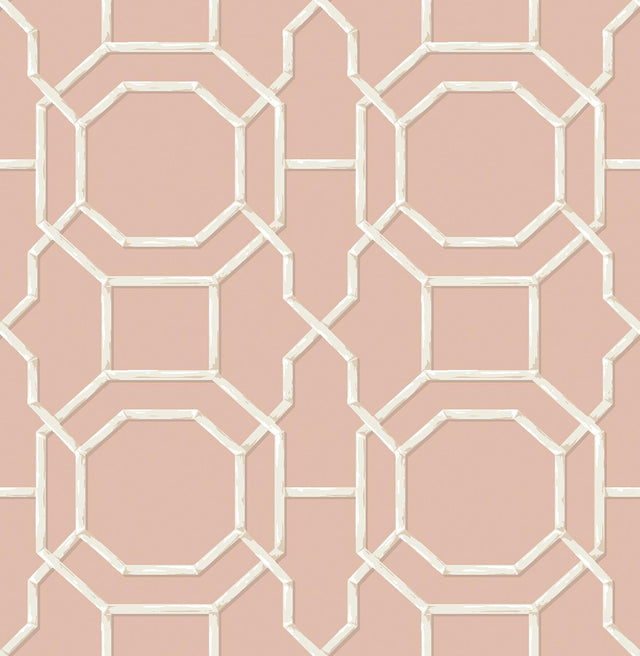 York Sanya Salmon Peel & Stick Wallpaper