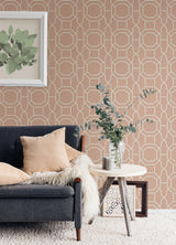 York Sanya Salmon Peel & Stick Wallpaper