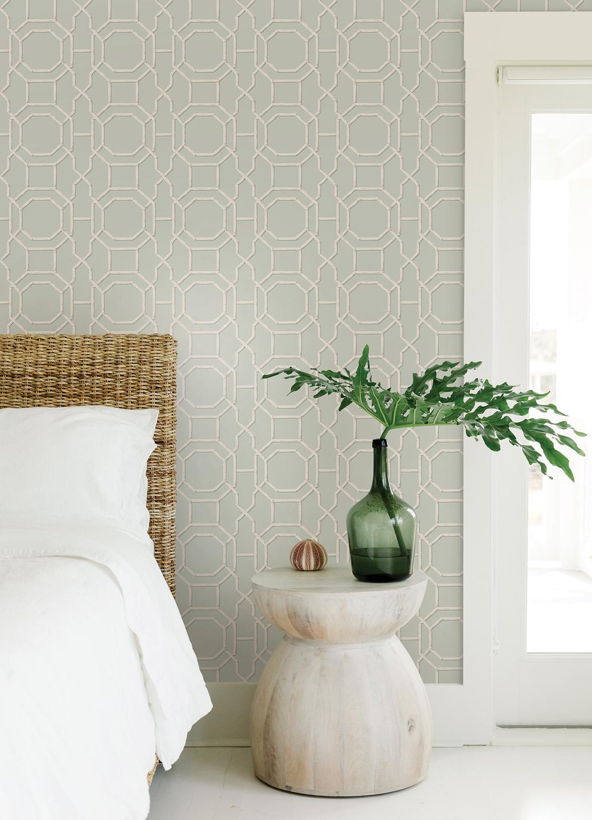 York Sanya Seafoam Peel & Stick Wallpaper