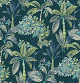 York Panama Deep Green Peel & Stick Wallpaper