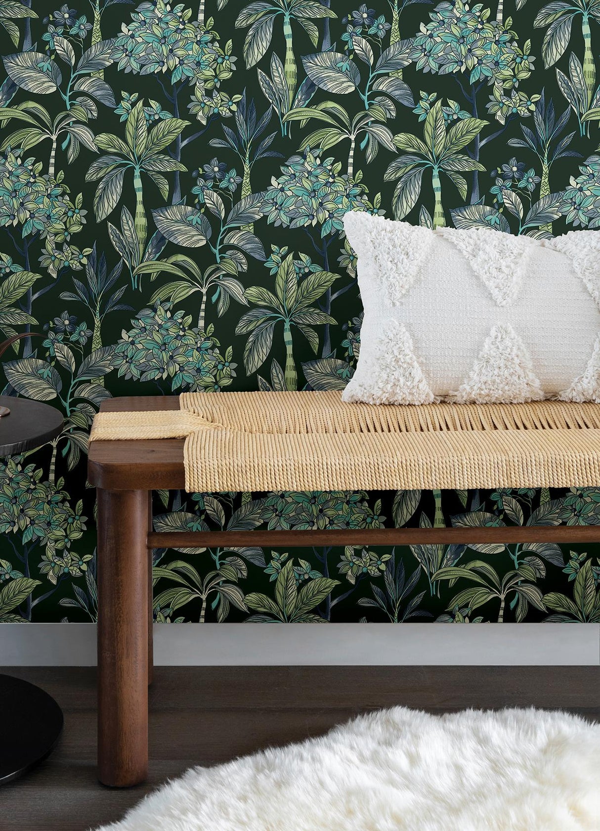 York Panama Deep Green Peel & Stick Wallpaper