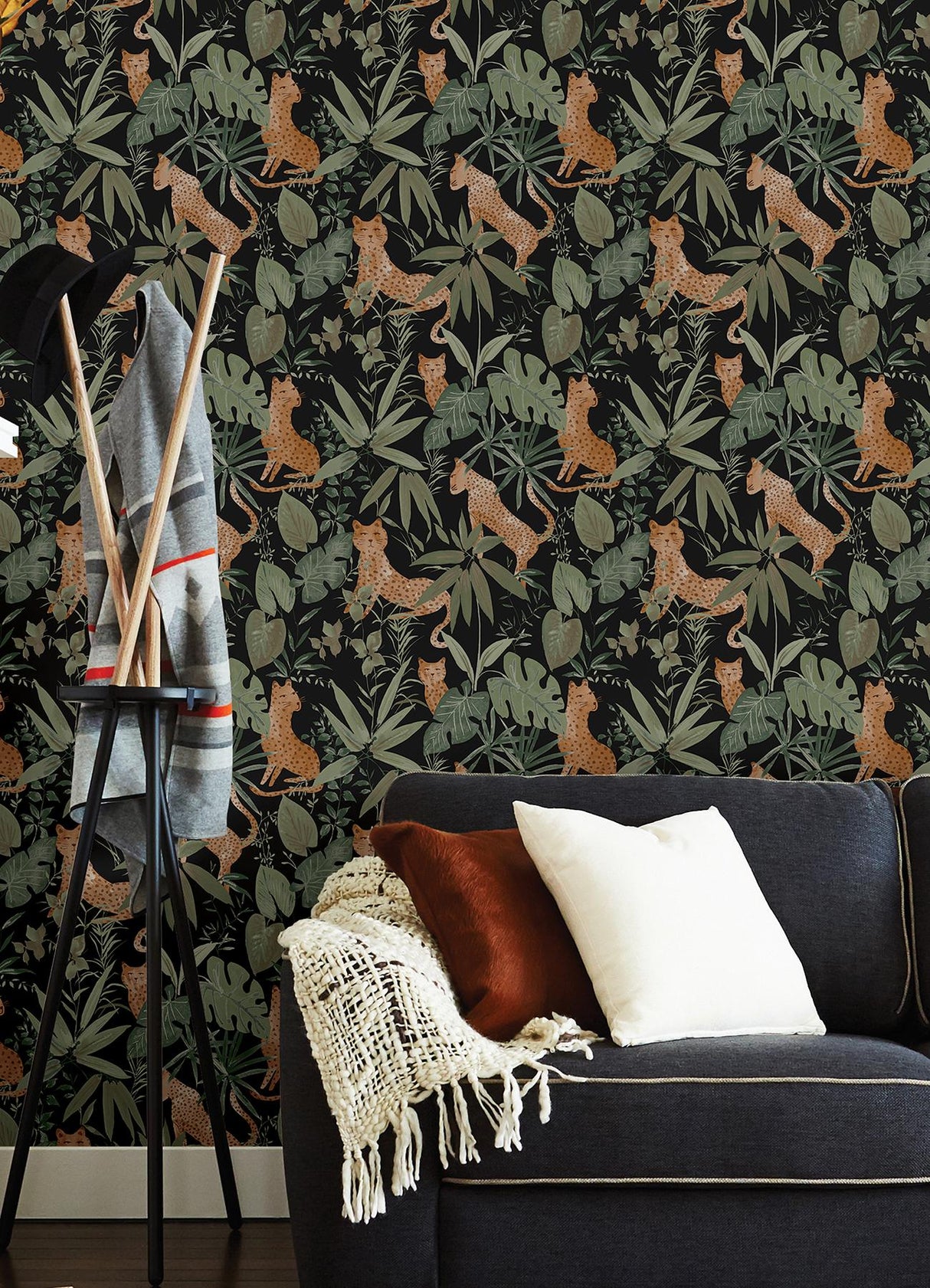 York Jhalana Midnight Peel & Stick Wallpaper