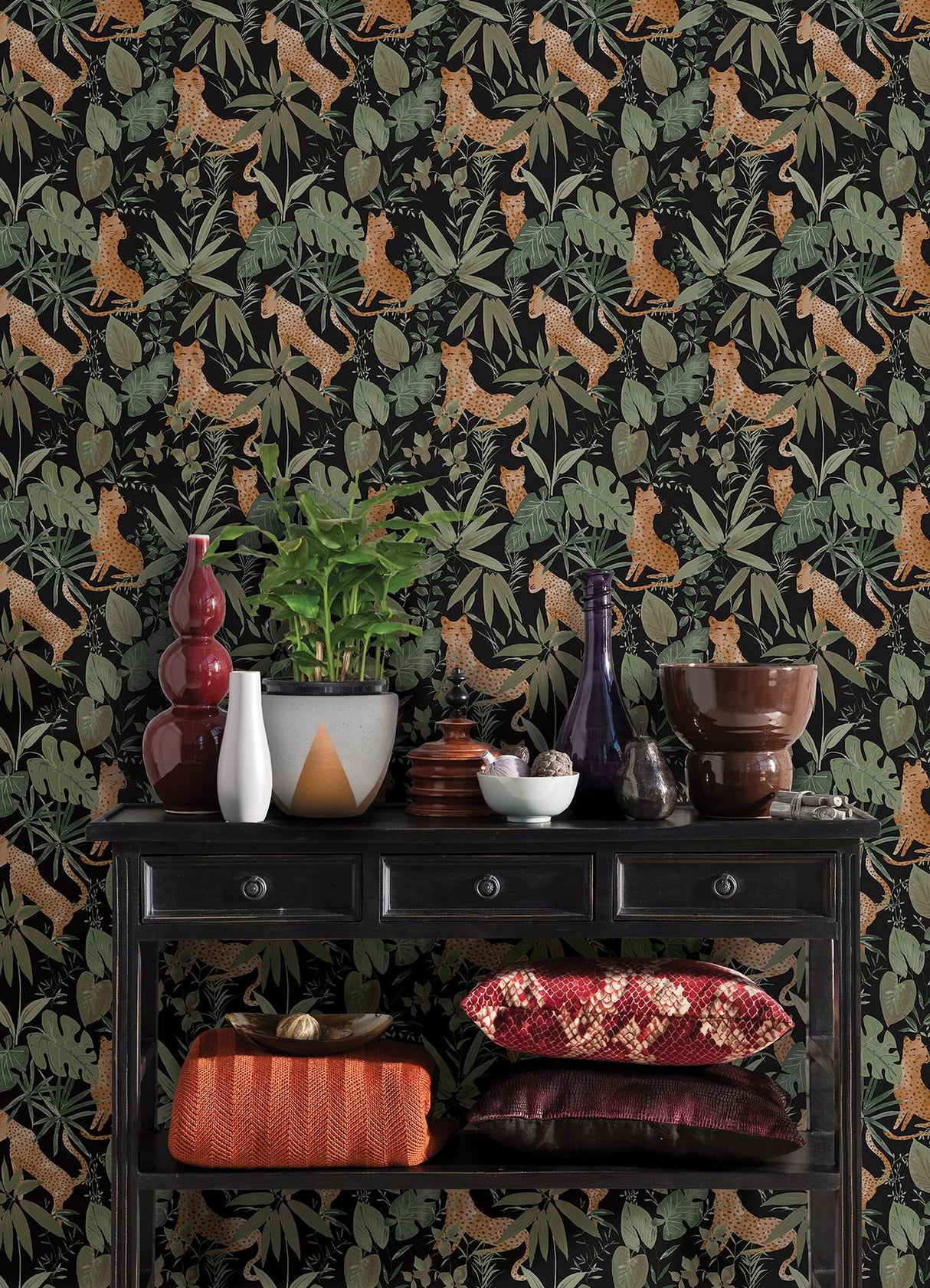 York Jhalana Midnight Peel & Stick Wallpaper