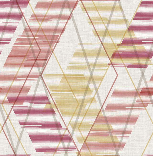 York Coral Wallis Peel & Stick Wallpaper
