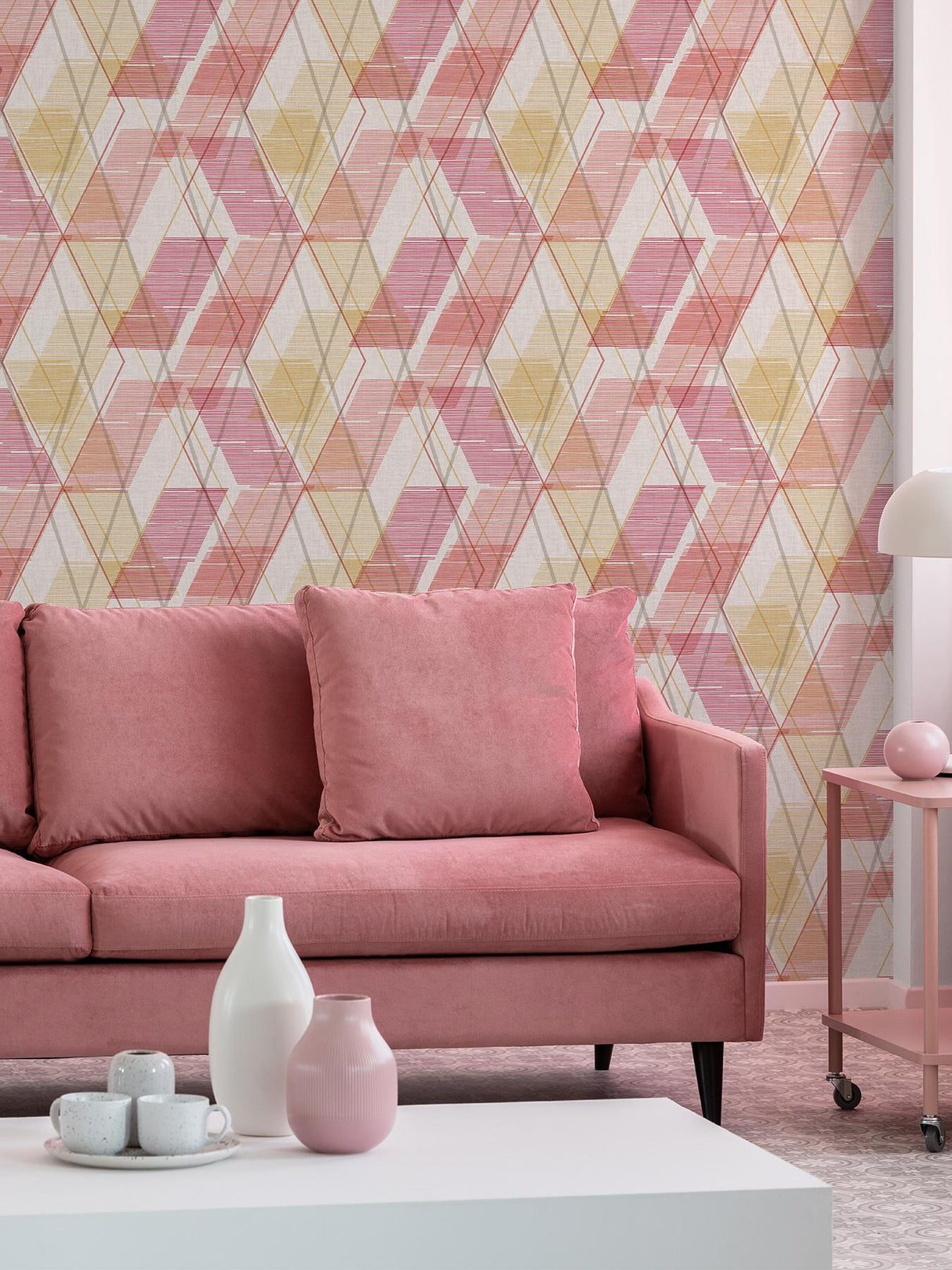 York Coral Wallis Peel & Stick Wallpaper