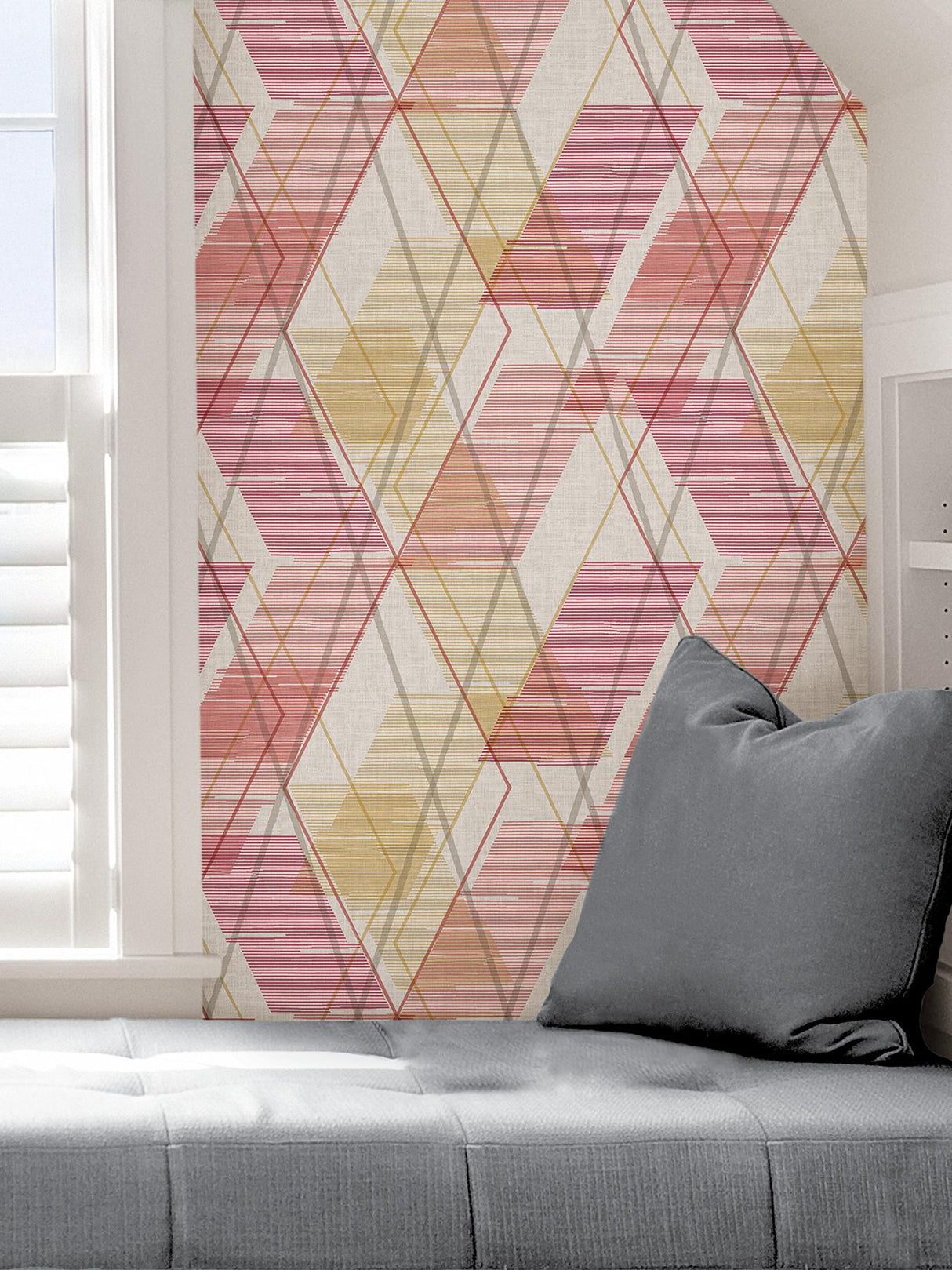 York Coral Wallis Peel & Stick Wallpaper