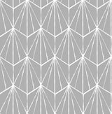 York Grey Dorset Peel & Stick Wallpaper