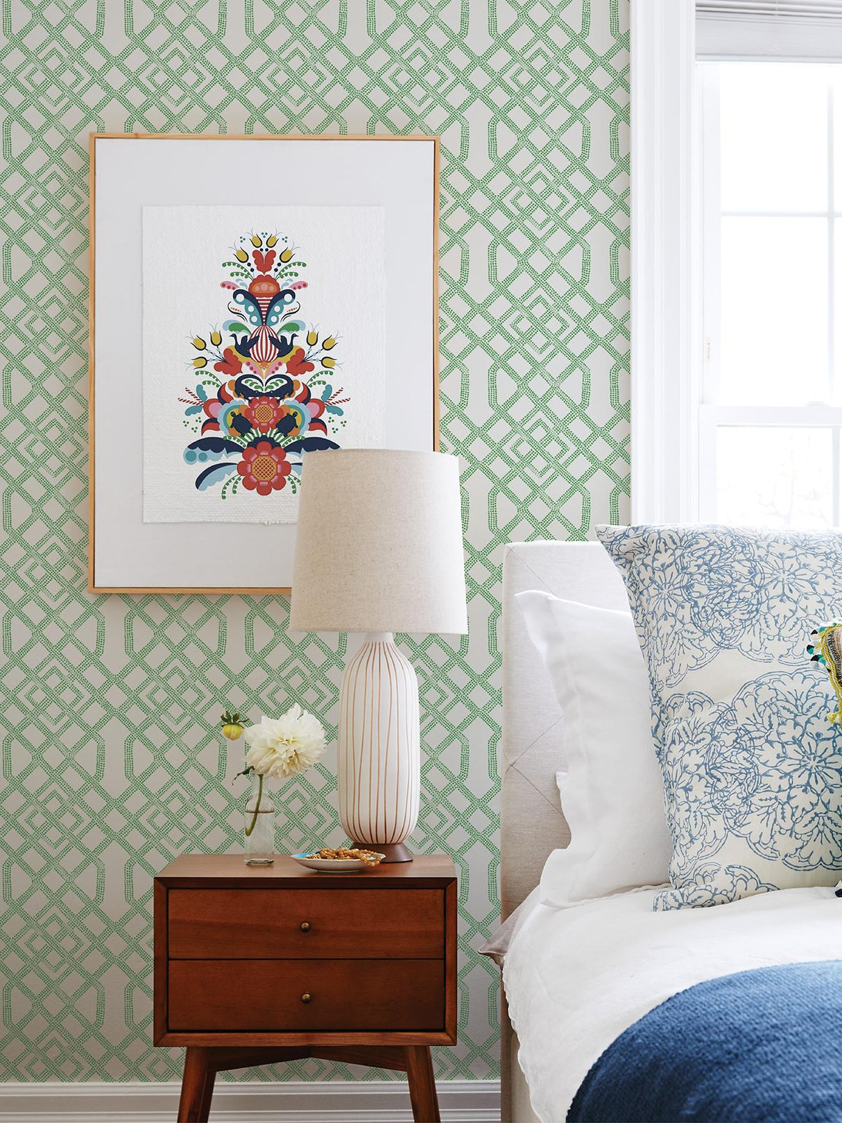 York Green Tanner Peel & Stick Wallpaper