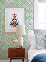 York Green Tanner Peel & Stick Wallpaper