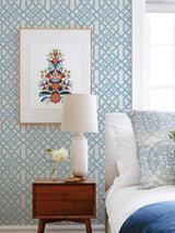 York Blue Tanner Peel & Stick Wallpaper