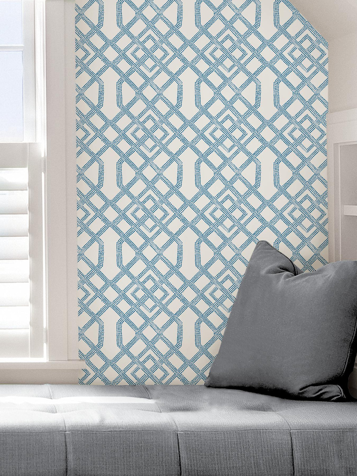 York Blue Tanner Peel & Stick Wallpaper