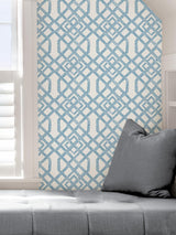 York Blue Tanner Peel & Stick Wallpaper