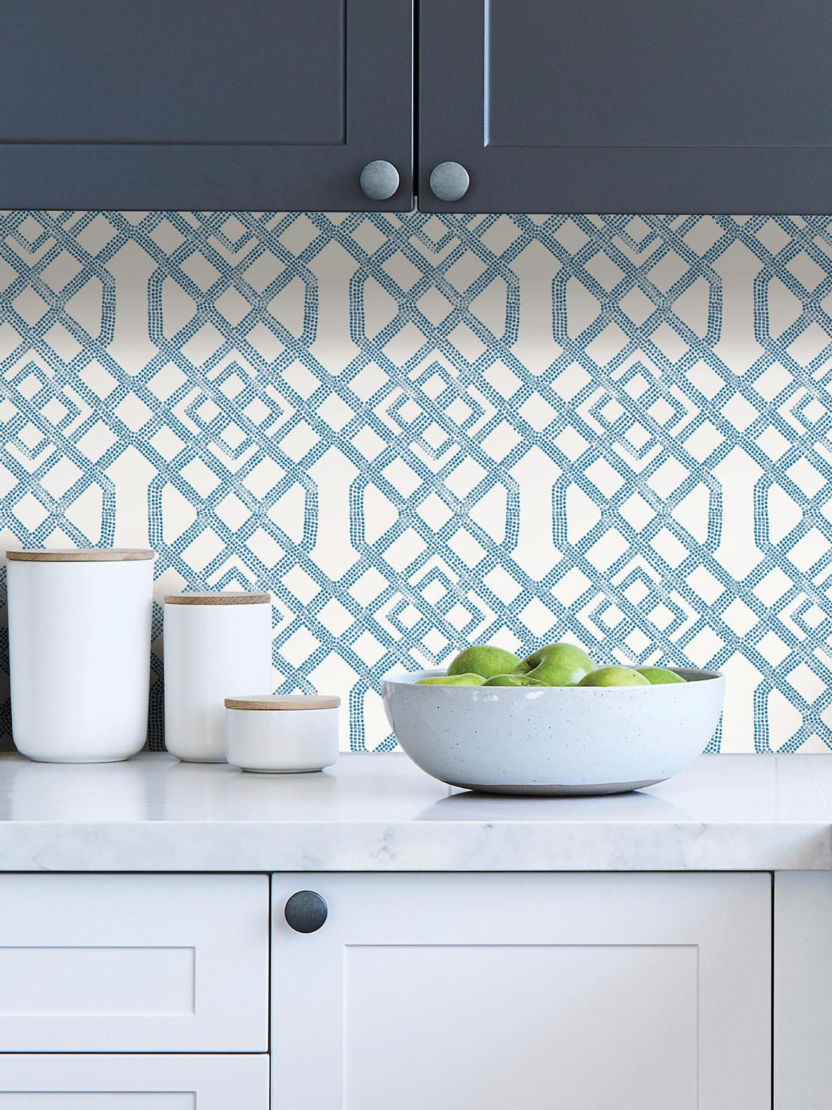 York Blue Tanner Peel & Stick Wallpaper