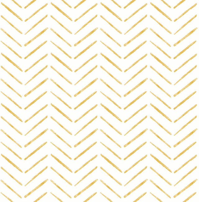 York Ochre Holden Peel & Stick Wallpaper