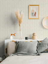 York Ochre Holden Peel & Stick Wallpaper