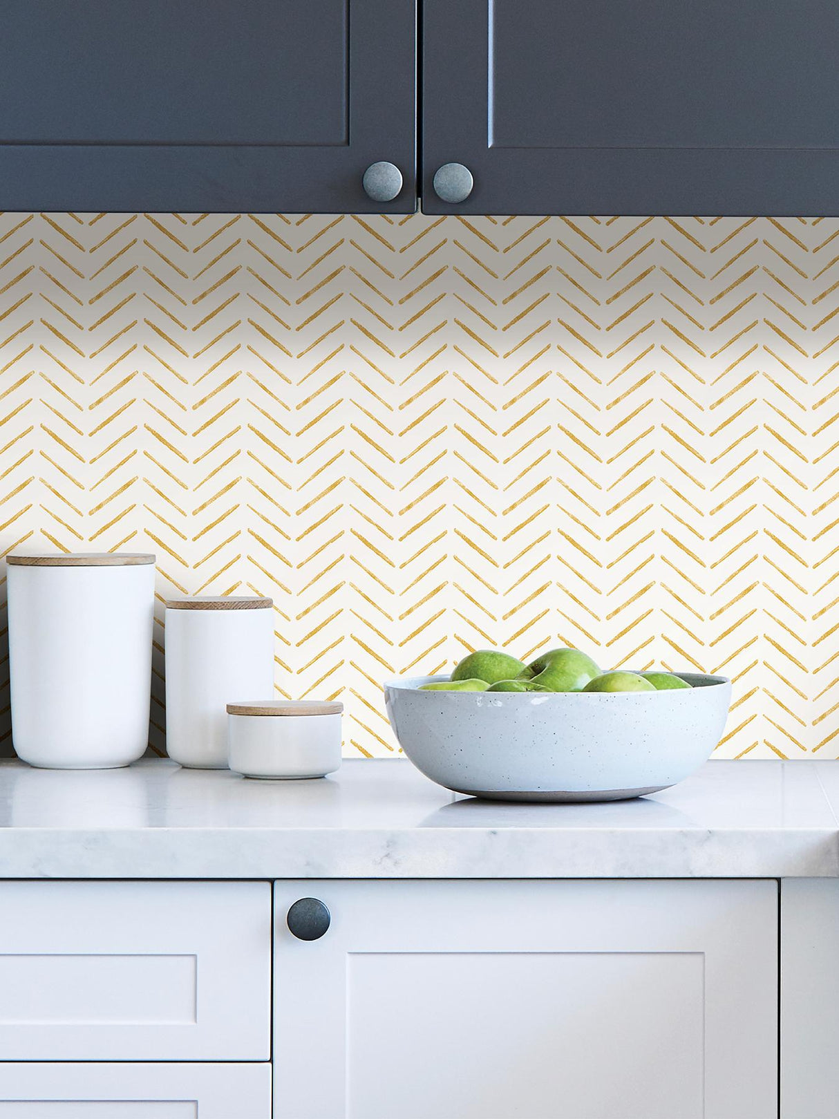 York Ochre Holden Peel & Stick Wallpaper