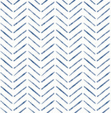 York Indigo Holden Peel & Stick Wallpaper