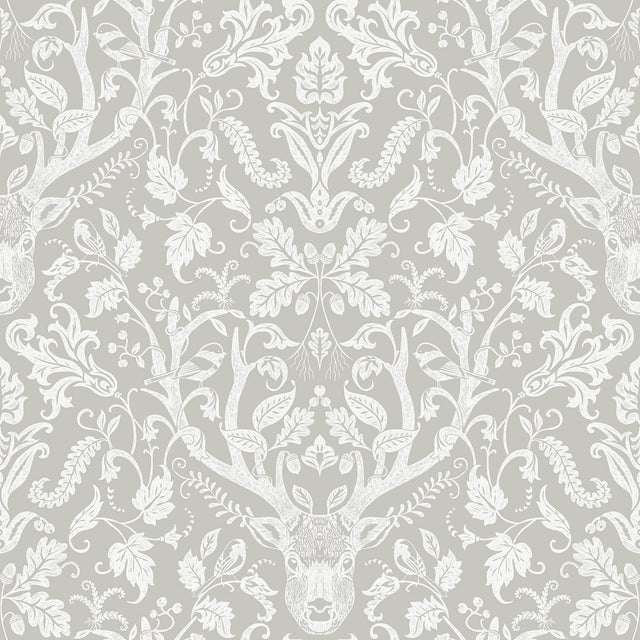 York Taupe Escape to the Forest Peel & Stick Wallpaper