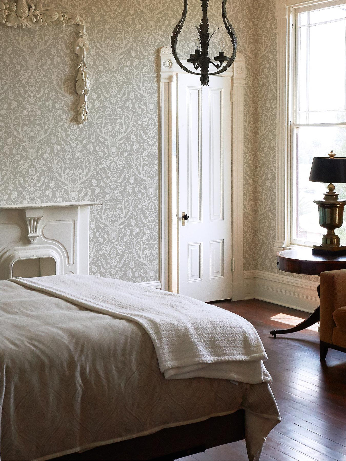 York Taupe Escape to the Forest Peel & Stick Wallpaper