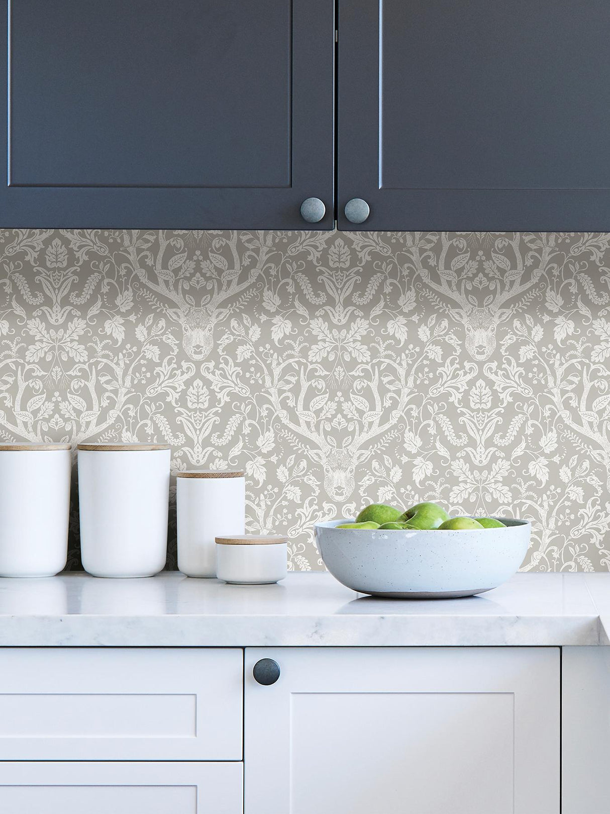 York Taupe Escape to the Forest Peel & Stick Wallpaper