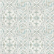 York Teal and Grey Landondale Peel & Stick Wallpaper