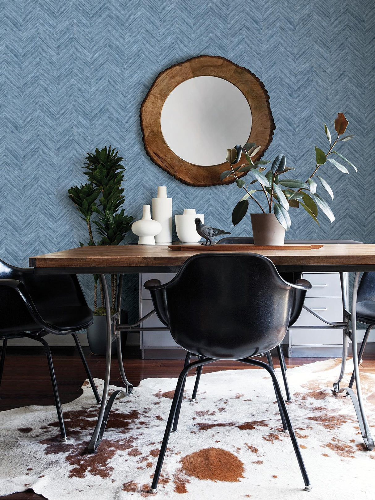 York Blue Sampson Peel & Stick Wallpaper