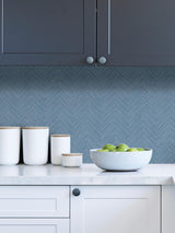 York Blue Sampson Peel & Stick Wallpaper