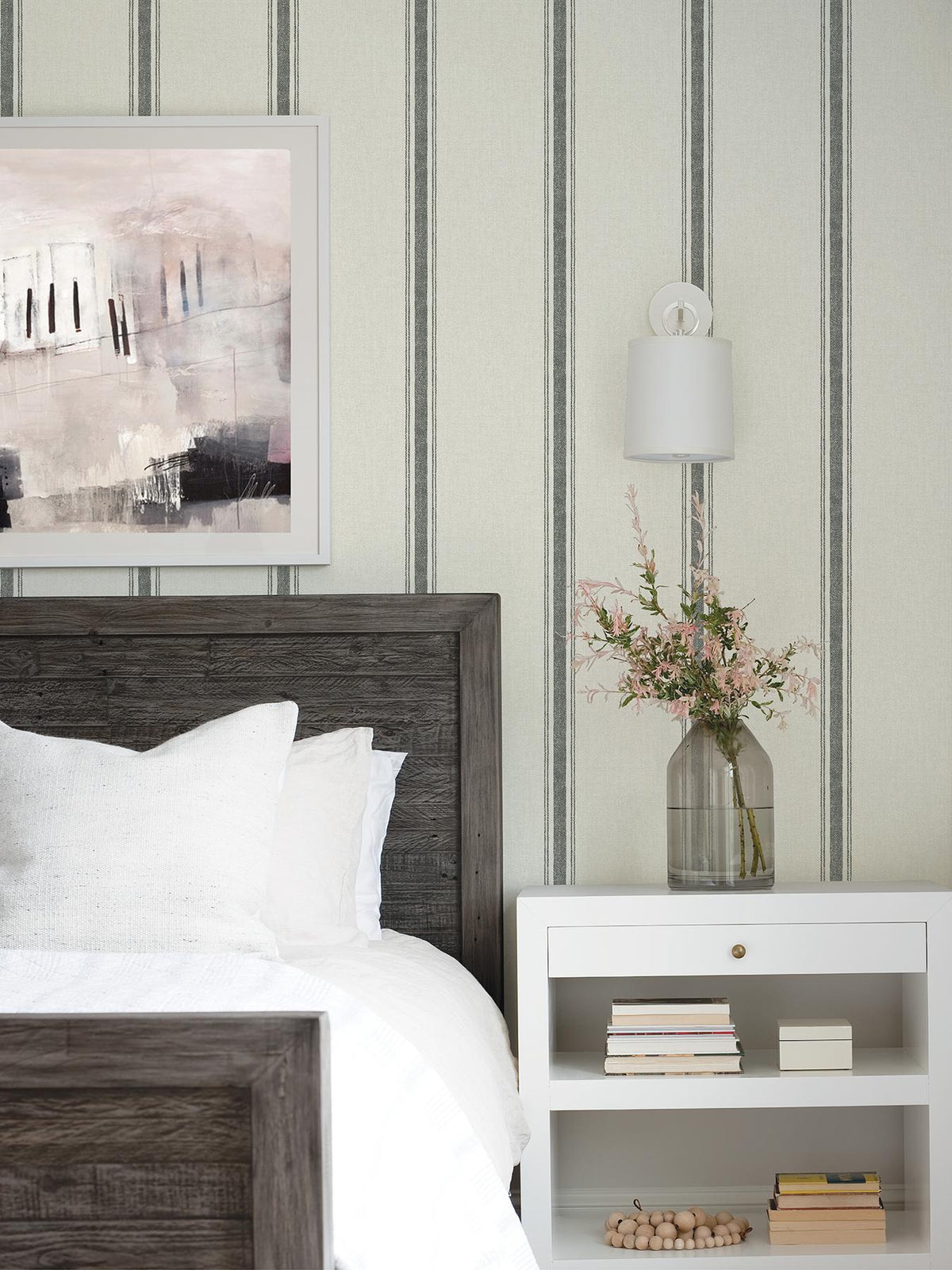 York Charcoal Langston Peel & Stick Wallpaper