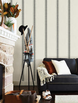 York Charcoal Langston Peel & Stick Wallpaper