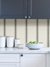 York Charcoal Langston Peel & Stick Wallpaper