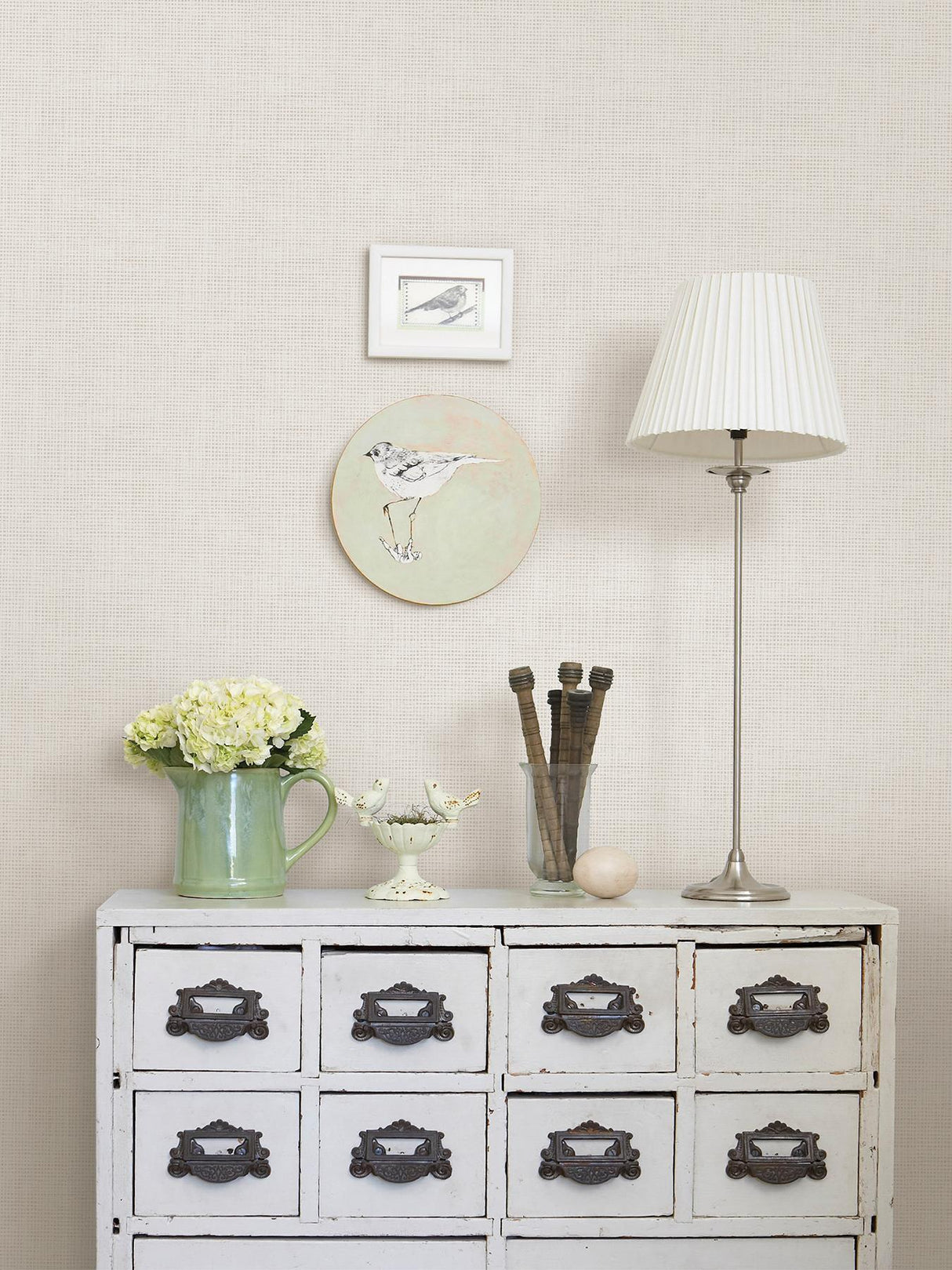 York Cream Nolan Peel & Stick Wallpaper