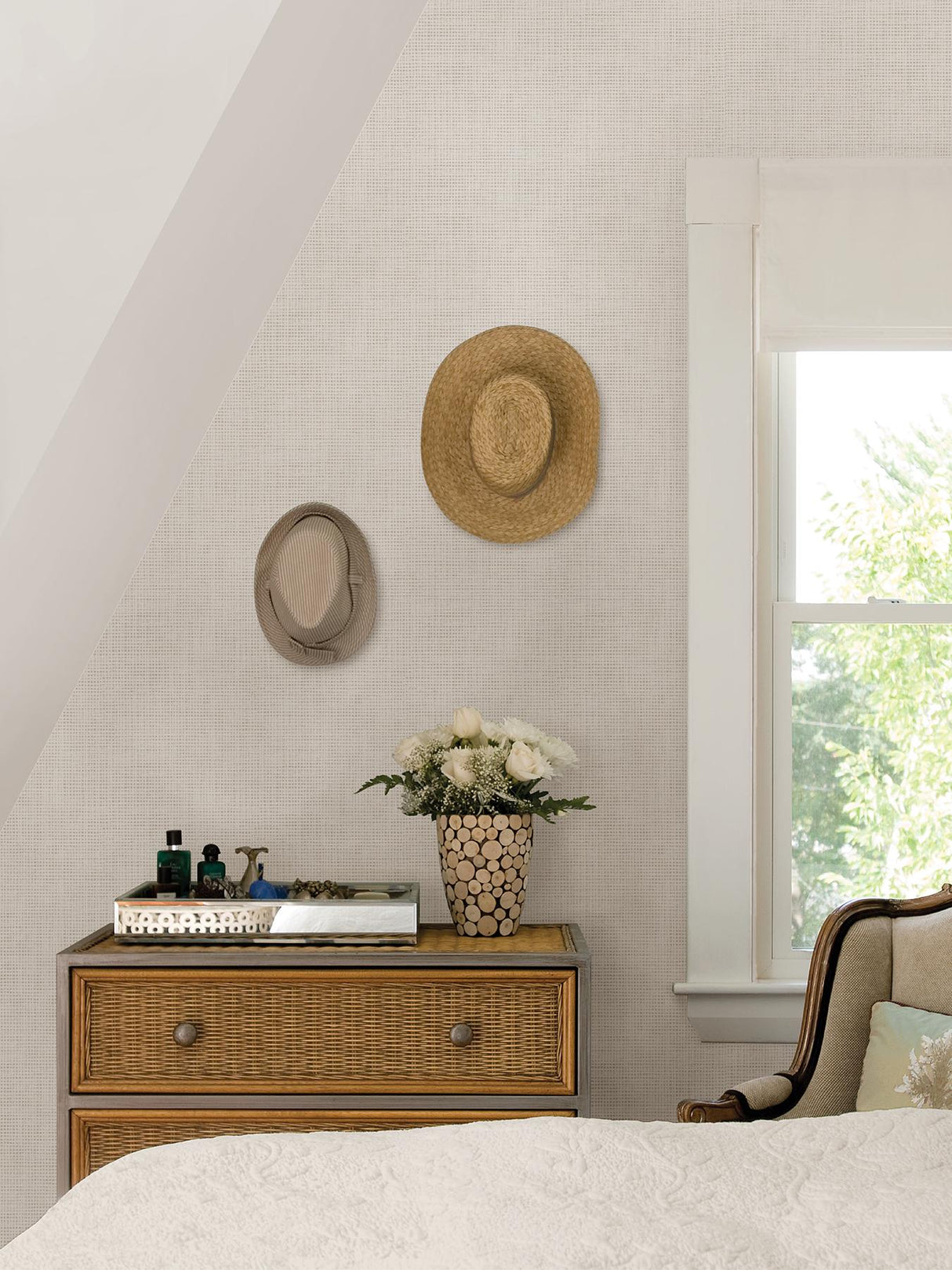 York Cream Nolan Peel & Stick Wallpaper