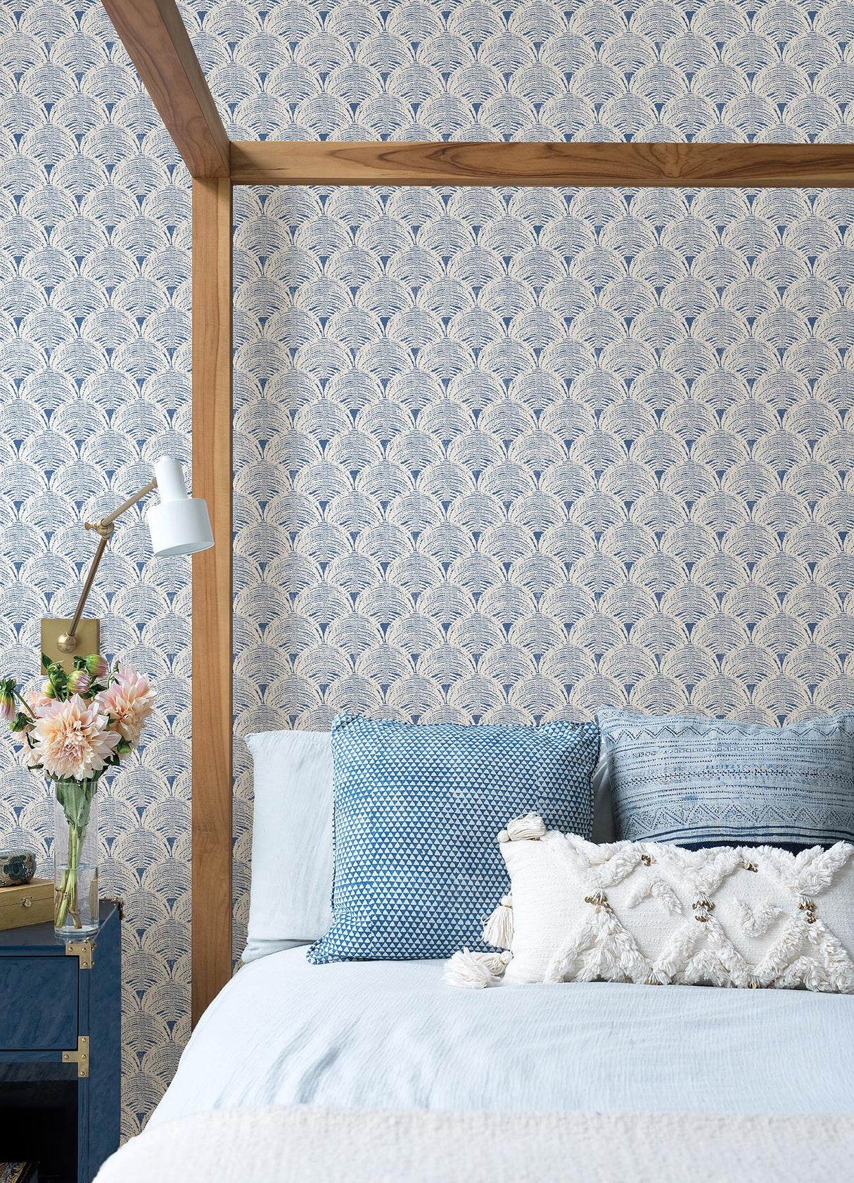 York Blue Manila Peel & Stick Wallpaper