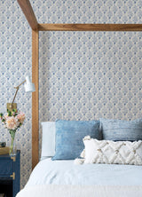 York Blue Manila Peel & Stick Wallpaper