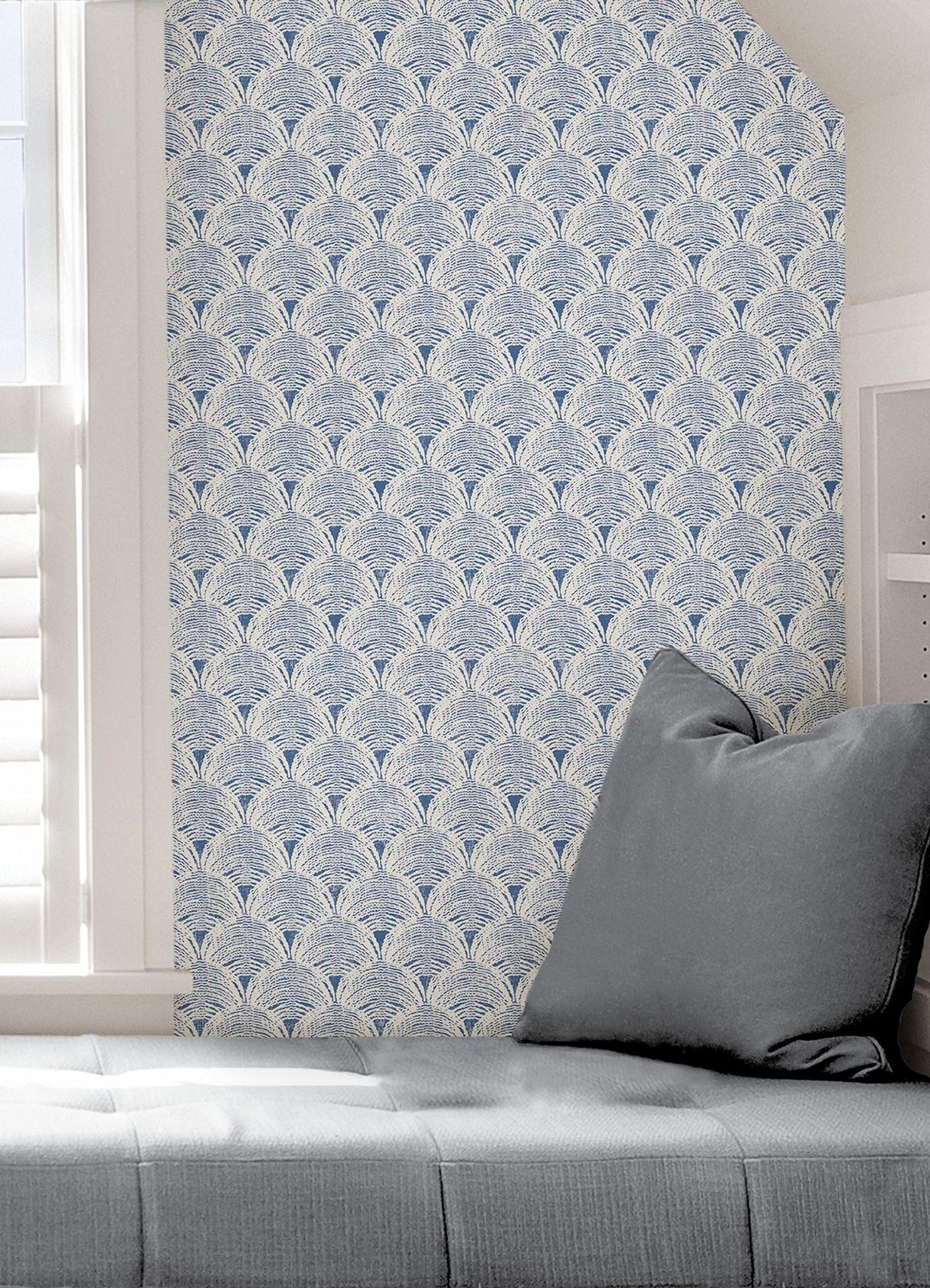 York Blue Manila Peel & Stick Wallpaper