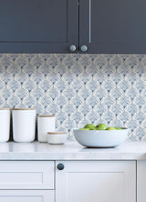 York Blue Manila Peel & Stick Wallpaper