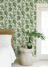 York Green Caryota Peel & Stick Wallpaper
